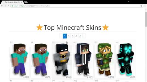 minecraft skins official site.